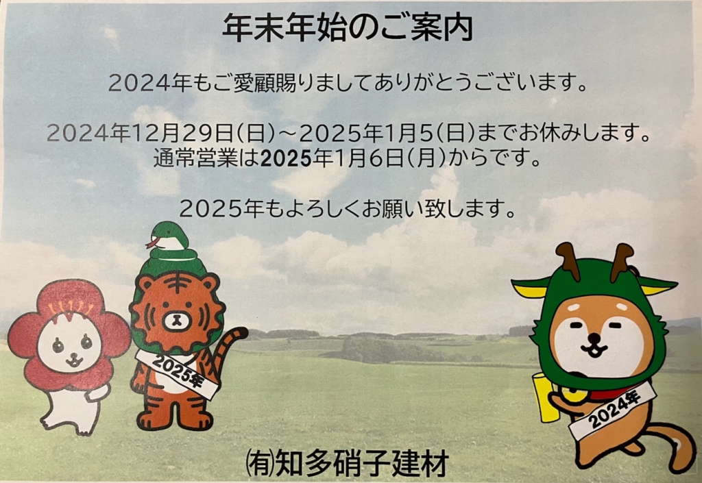 今年も１年ありがとうございました アイキャッチ画像