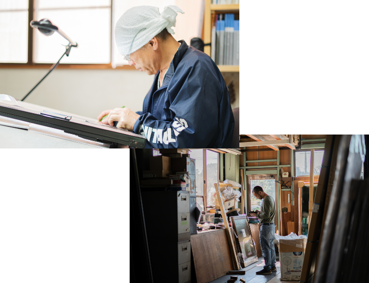 サッシ屋　人物　写真