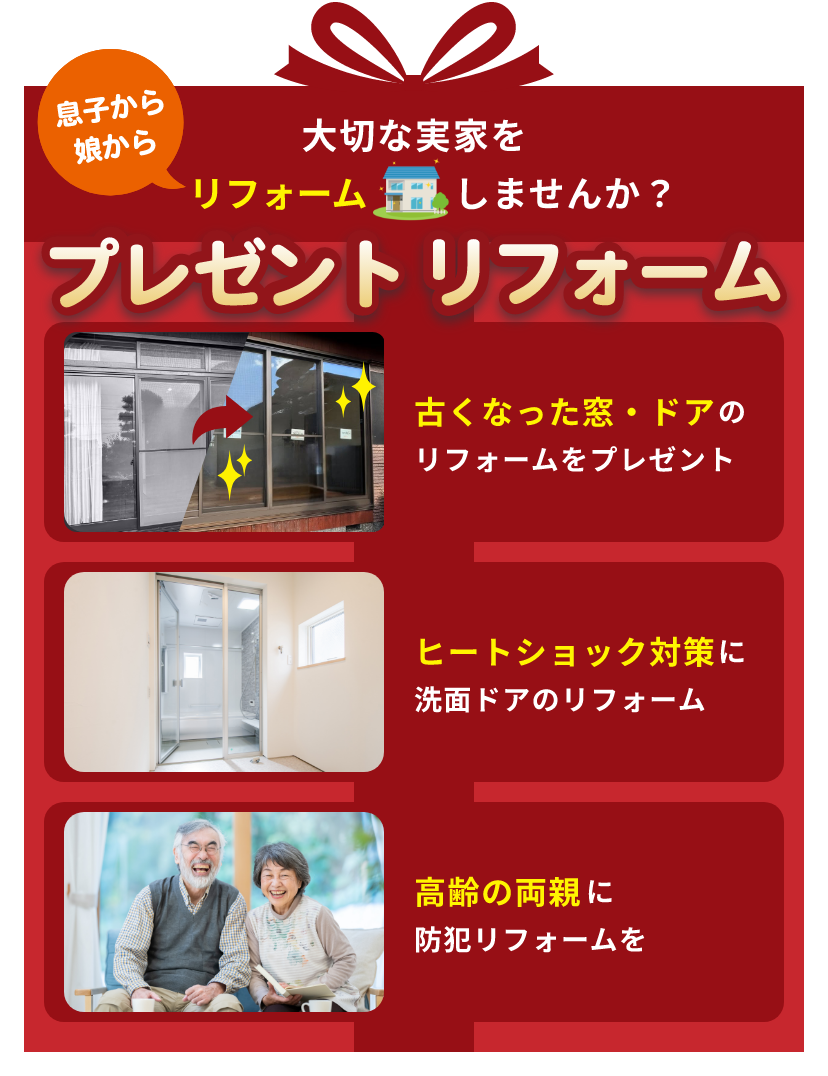 プレゼントリフォーム